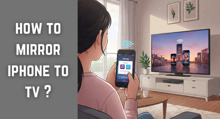 how to mirror iphone to tv