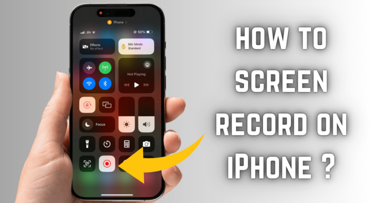 how to screen record on iPhone