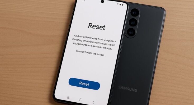 how to factory reset samsung phone