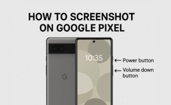 how to screenshot on google pixel