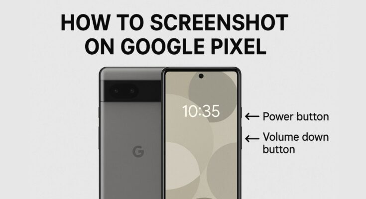 how to screenshot on google pixel