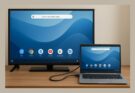 how to connect chromebook to tv