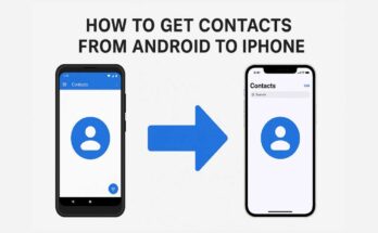 how to get contacts from android to iphone